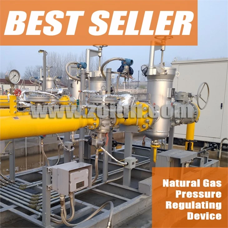 Dispositivo de regulación de presión de gas natural